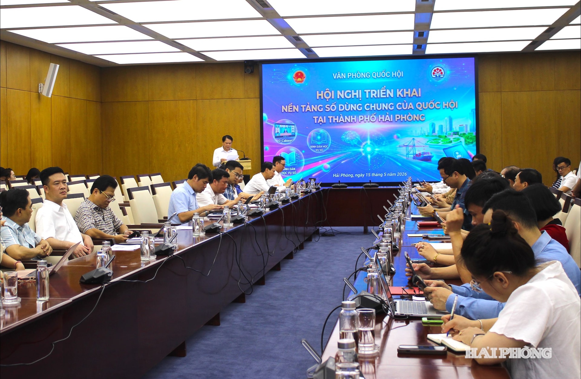 Hải Phòng thí điểm nền tảng số dùng chung của Quốc hội