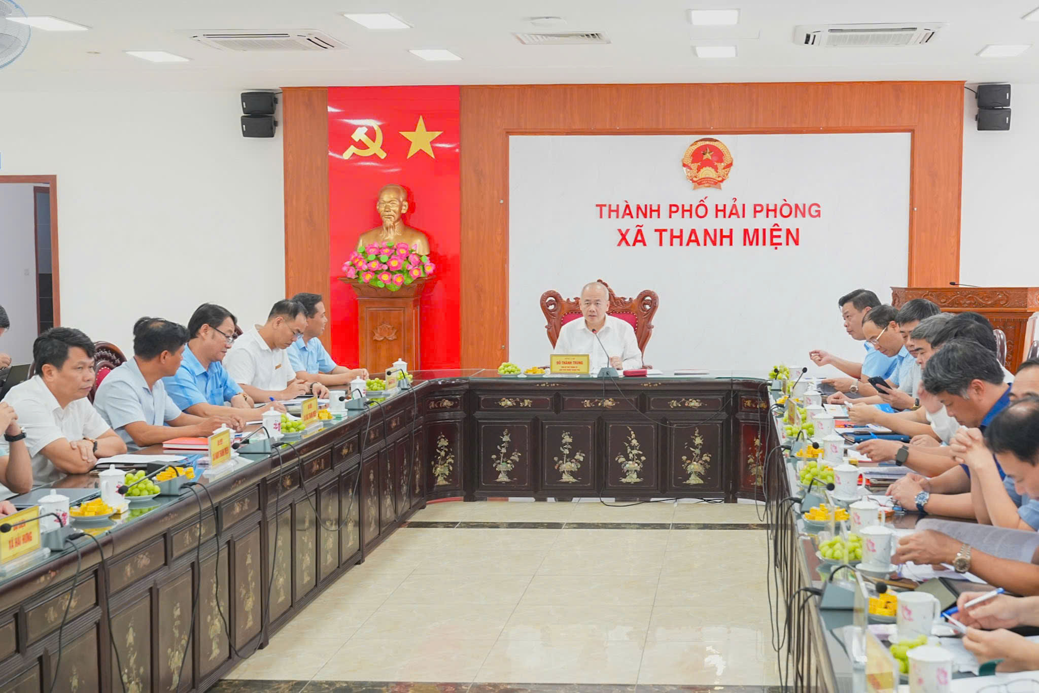 Chủ tịch UBND thành phố Đỗ Thành Trung kiểm tra tiến độ một số dự án đầu tư trên địa bàn thành phố