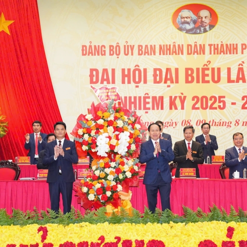Khai mạc Đại hội đại biểu Đảng bộ UBND thành phố lần thứ I, nhiệm kỳ 2025 - 2030