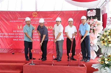 Khởi công hạ tầng tái định cư tại Hưng Đạo, Dương Kinh, góp phần đẩy nhanh tiến độ các công trình trọng điểm