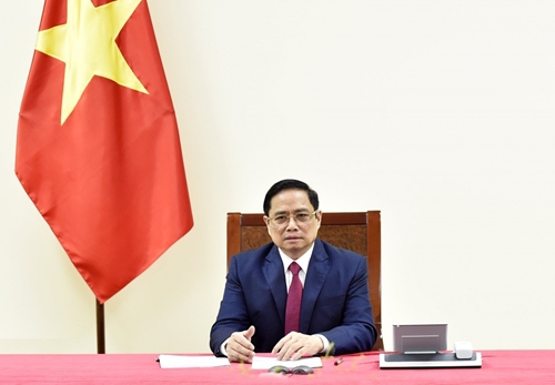 Thủ tướng Phạm Minh Chính điện đàm với Thủ tướng Quốc vụ viện nước CHND Trung Hoa Lý Cường